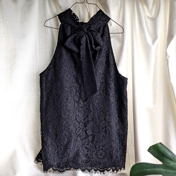 J. Crew Lace Halter Bow Tank - Picture 2 of 10